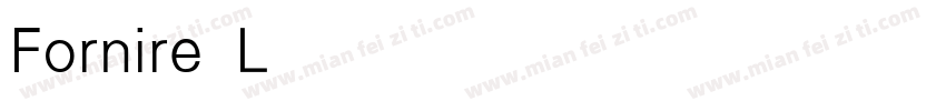 Fornire Light字体转换